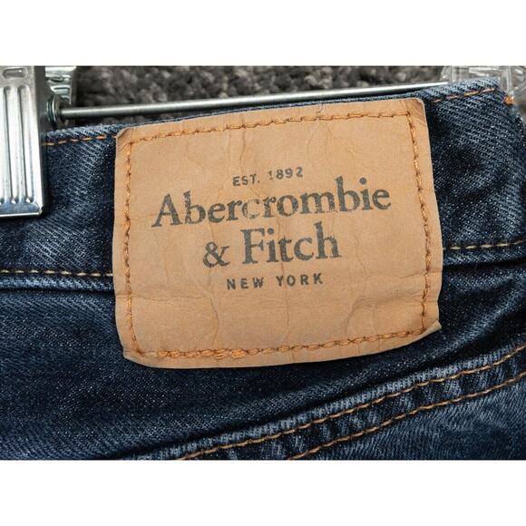Abercrombie & Fitch Jeans Mens 34x34 Blue The A&F Skinny 100% Cotton Preppy - Picture 13 of 13